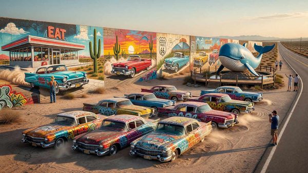 Route 66 Murals and Roadside Art: The Visual History of the Mother Road
